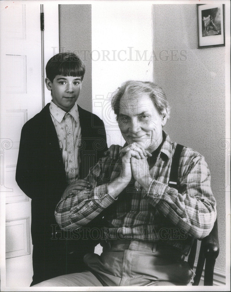 1993 Press Photo Jack Palance Robby Bowen "Eli's Lesson" - RSC93315 - Historic Images