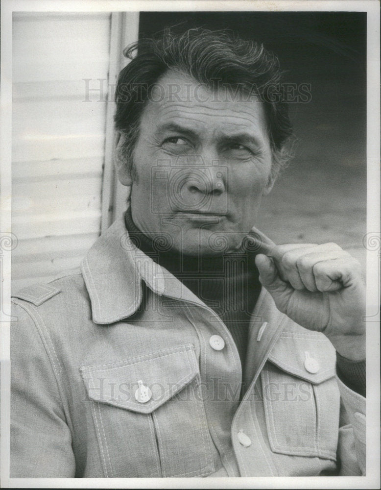 1975 Press Photo Jack Palance "Bronk" - Historic Images