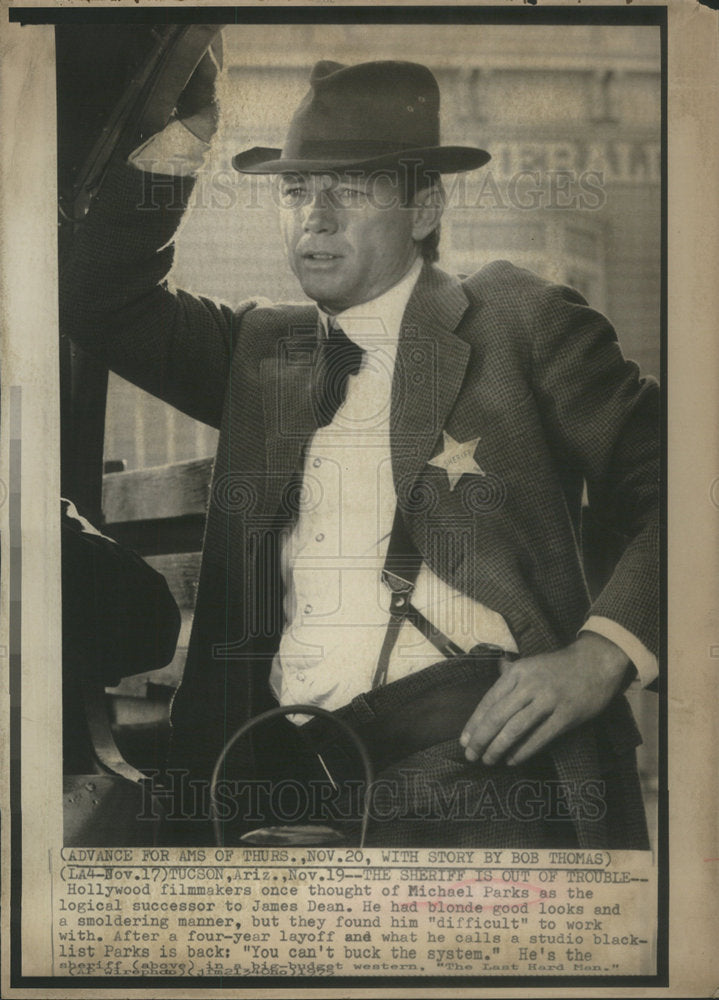 1975 Press Photo Michael Parks Actor Last Hard Man - RSC93369 - Historic Images