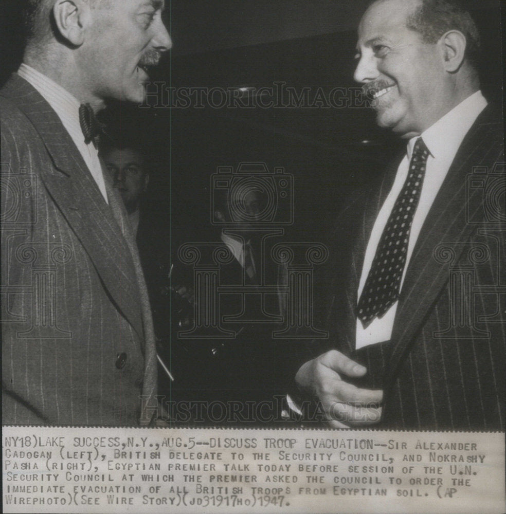 1947 Press Photo Security Council members speak - Historic Images