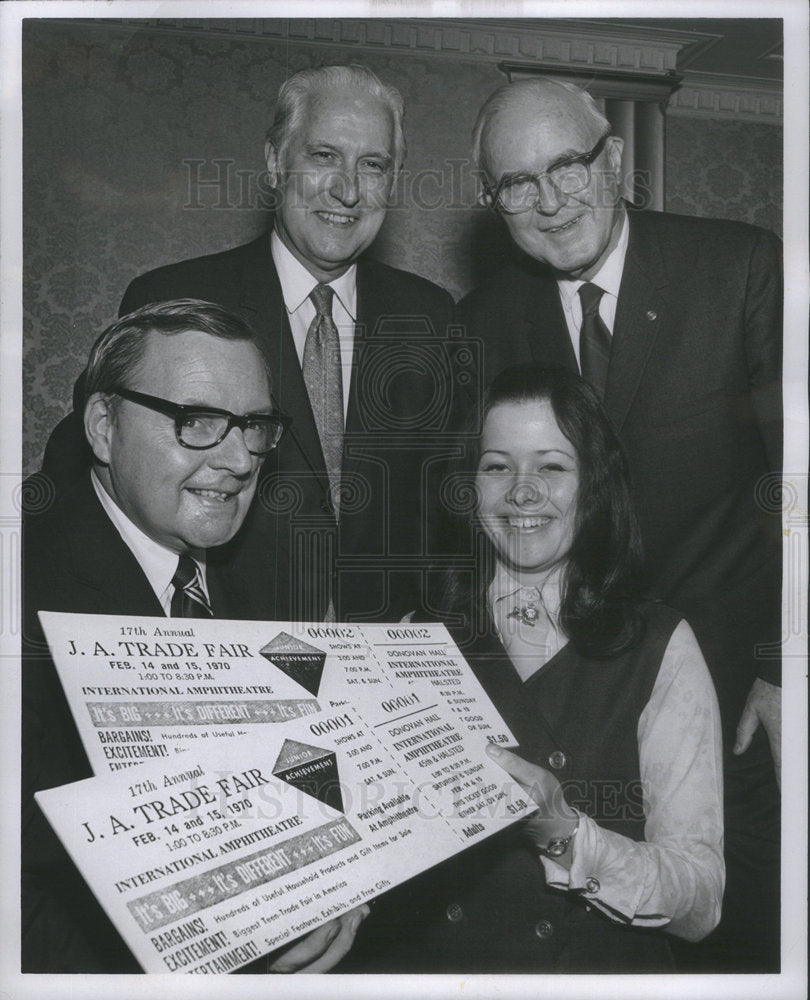 1970 Press Photo Junior Achievement tickets - RSC93443 - Historic Images