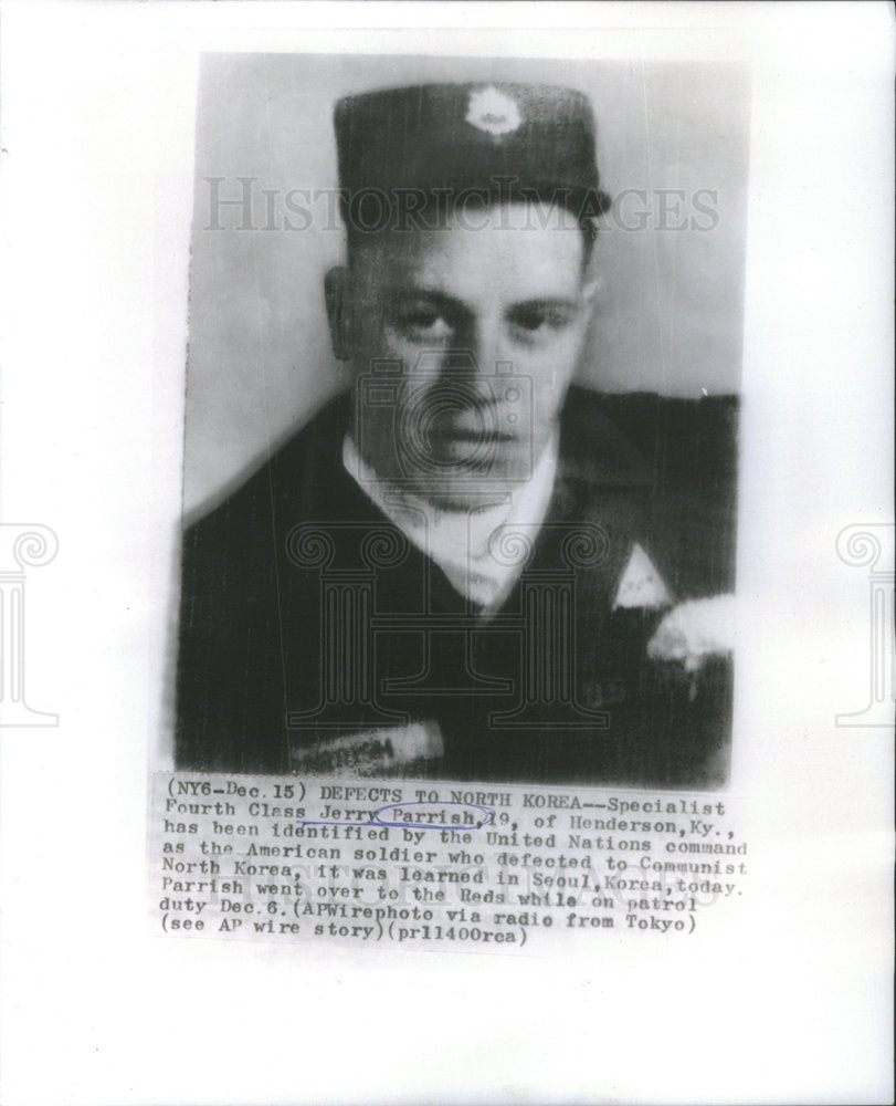 1963 Specialist Fourth Class Jerry Parrish Defects To Russia - Historic Images