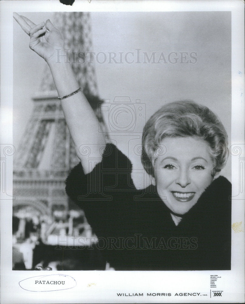 1970 Press Photo PATACHOU (HENRIETTE RAGON) FRENCH SINGER ACTRESS - Historic Images