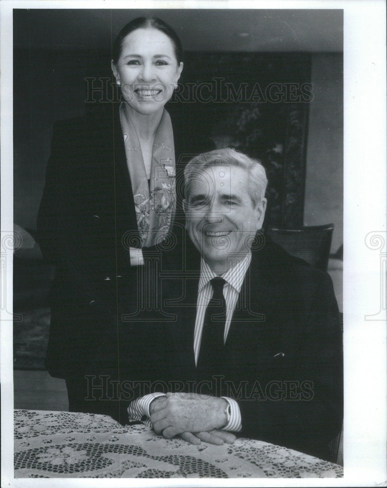 1993 Press Photo Maria Tallchief With Her Husband Henry "Buzz" Paschen - Historic Images