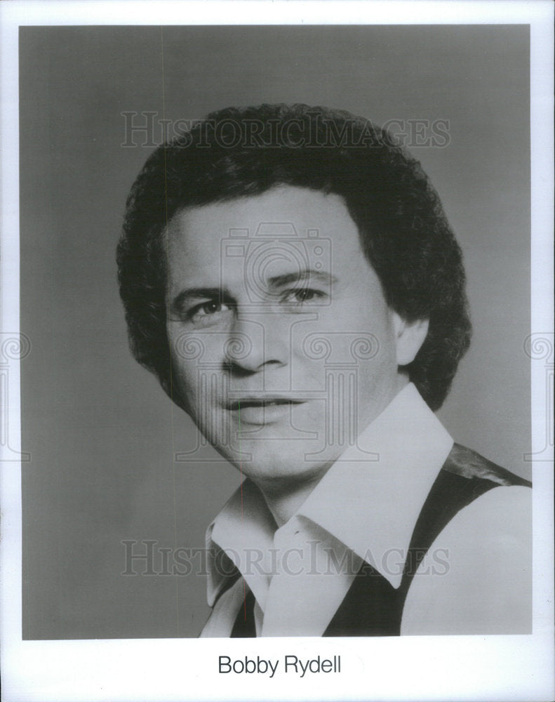 1979 Press Photo Copy Bobby Rydell Close-Up - Historic Images