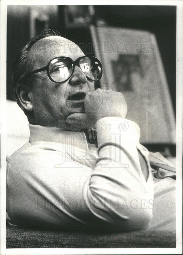 1980 Press Photo JAMES W. RUTHERFORD MAYOR FLINT MICHIGAN - Historic Images