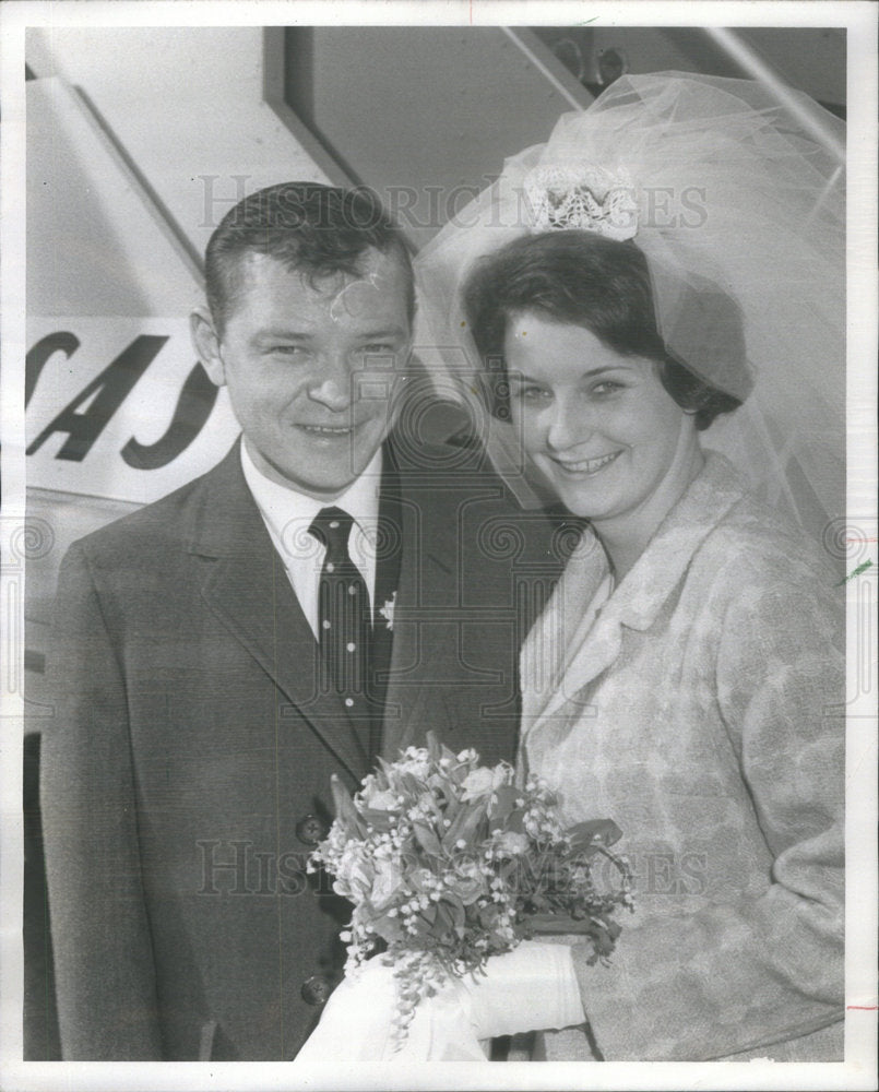 1967 Mr. &amp; Mrs. Peterson Weds Twice in Two Countries For Relatives - Historic Images