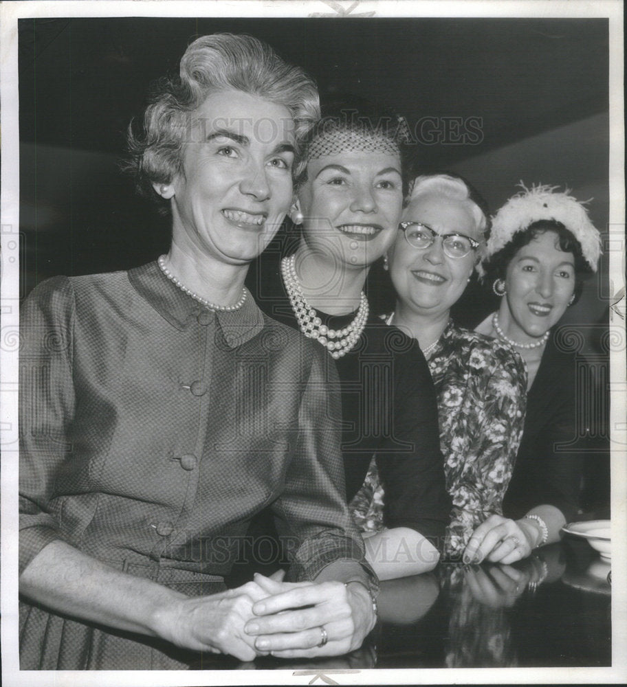 1961 New Female Members of the Auxiliary&#39;s Board of Directors - Historic Images