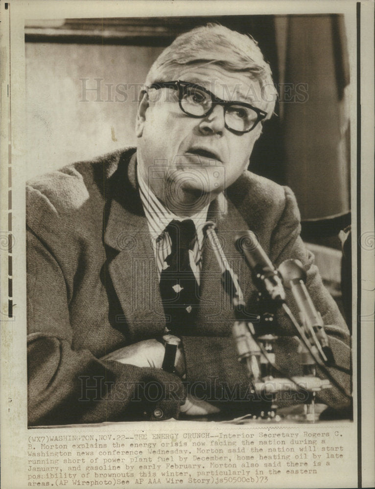 1973 Rogers C.B. morton - Historic Images