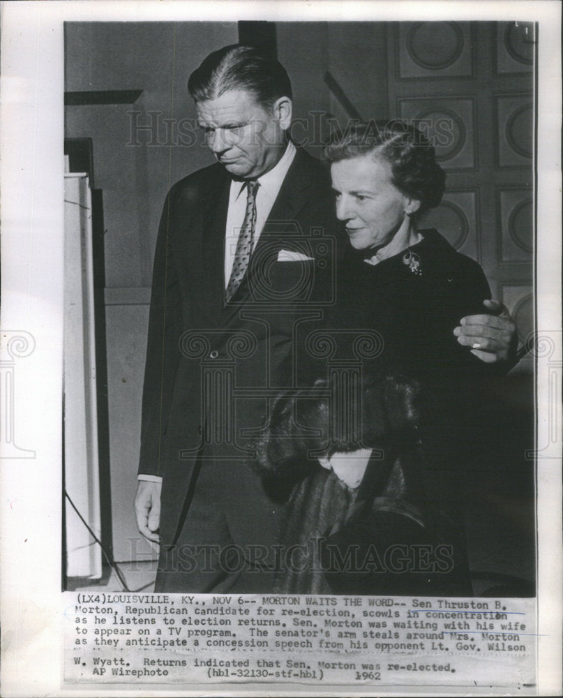 1962 Thruston Ballard Morton Kentucky Representative Senator - Historic Images
