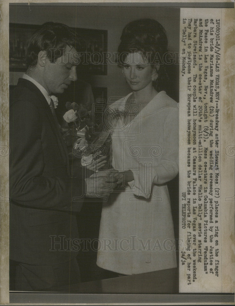 1968 Press Photo Stewart Moss - Historic Images