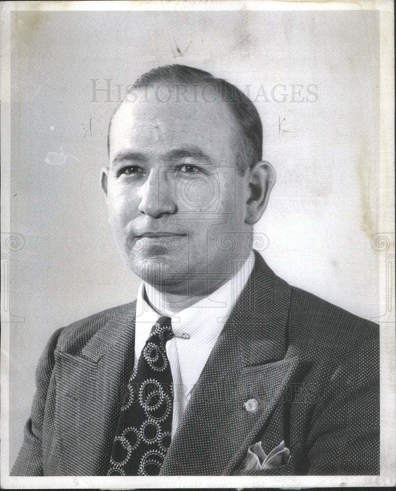 1954 Press Photo Lou Paris Sun-Times Reporter - Historic Images