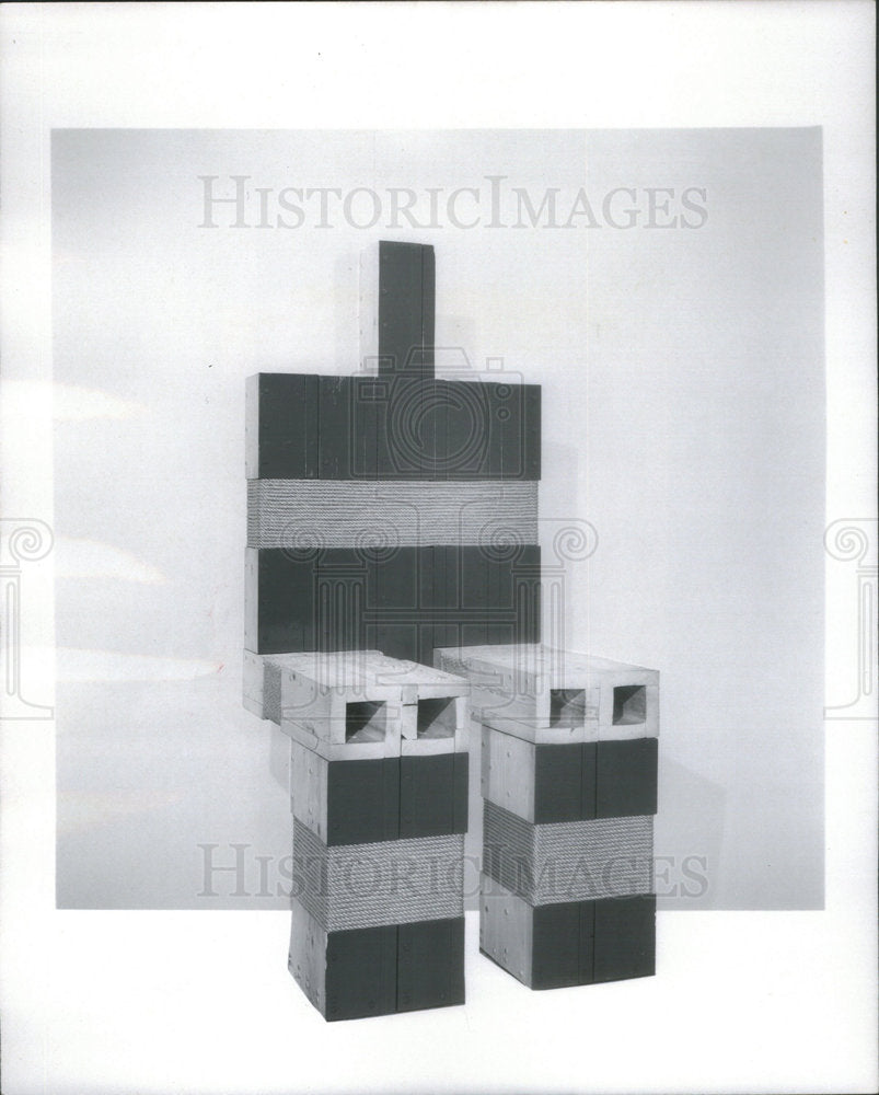 1971 Press Photo Frank Jarima Artist Art Institute of Chicago Sculpture - Historic Images