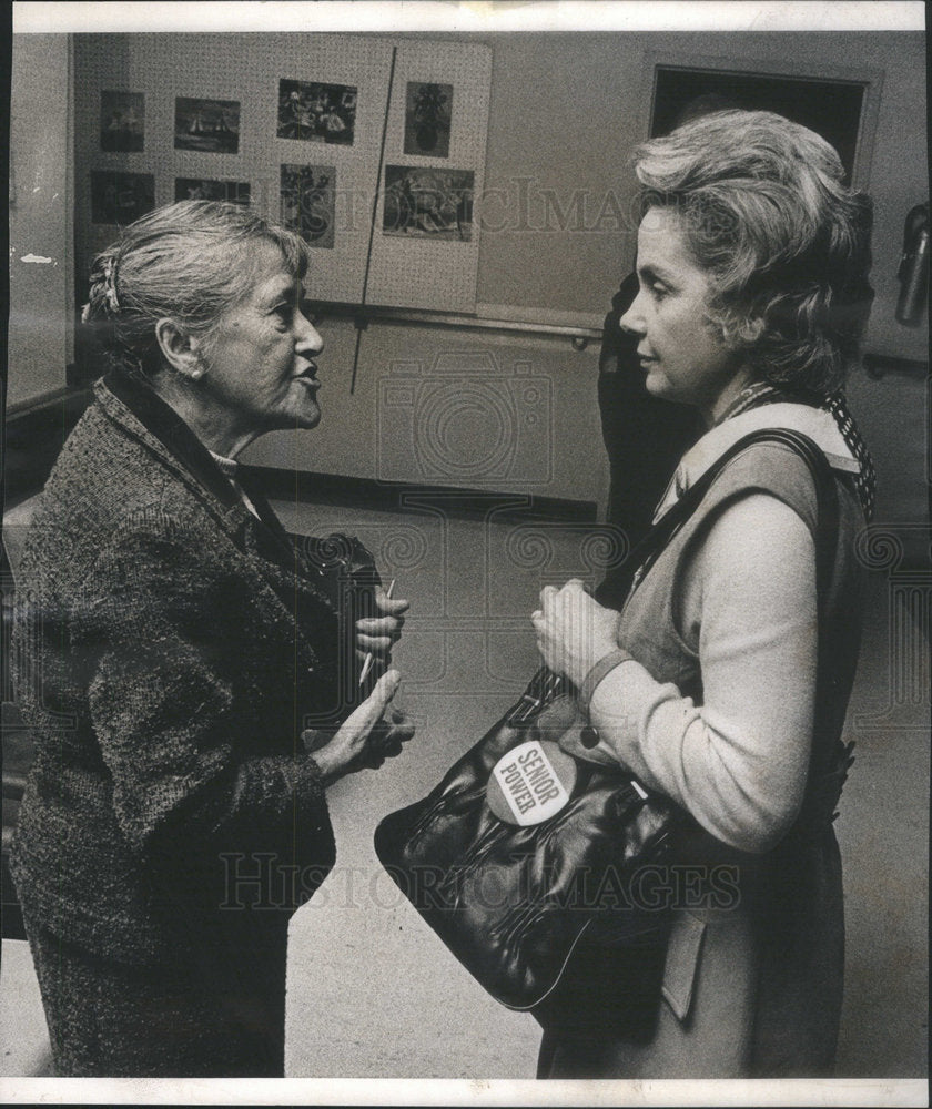 1972 Mrs. Anne Binyon Mrs. Ila Pennington Shriver Committee Meeting - Historic Images