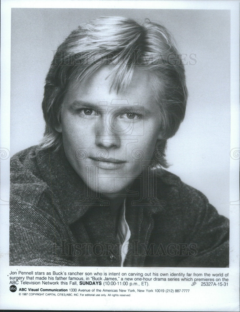 Press Photo Jon Pennell Television Actor ABC Buck James - Historic Images