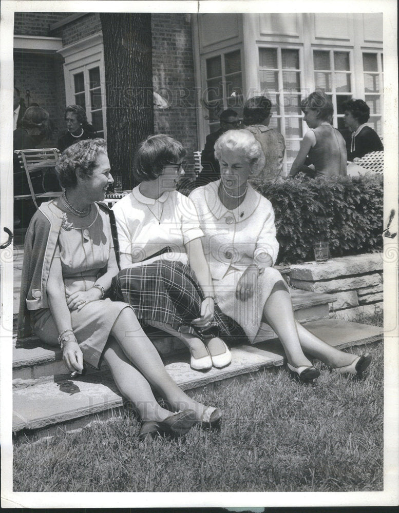 1964 Press Photo Mrs Russel T Stern Karin Nilsson Mrs Graham Penfield - Historic Images