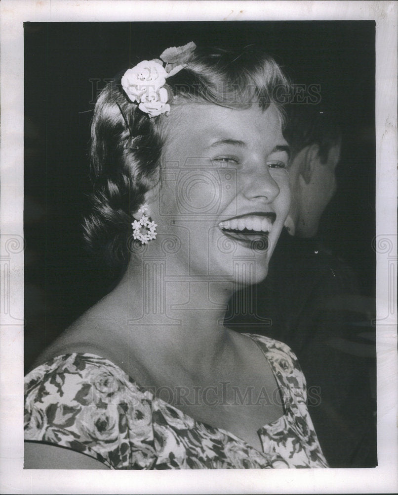 1955 Nancy Penfield London Debutante Sociallite - Historic Images