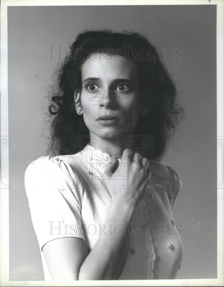 1989 Press Photo Theresa Saldena As Herself In  Theresa Saldena Story - Historic Images