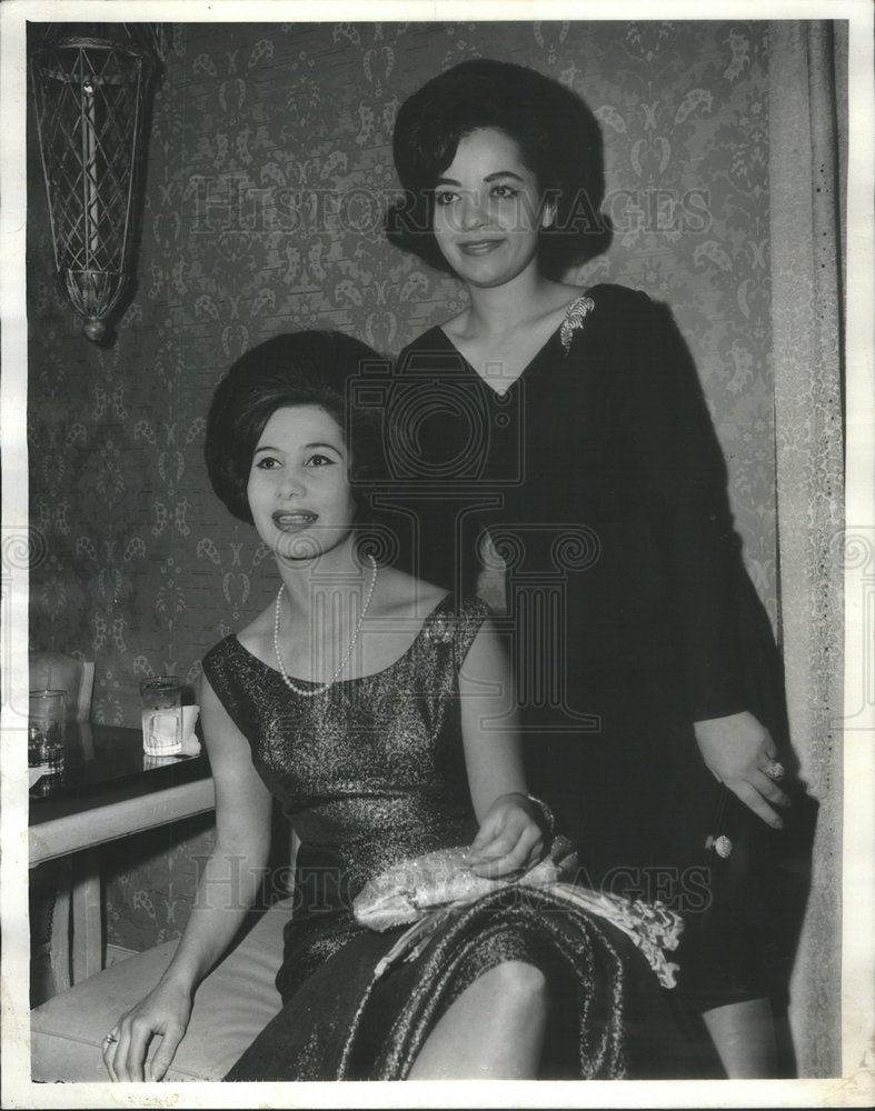 1963 Mrs. Amin Samy Wife Consul General UAR El Dessouky Chicago - Historic Images