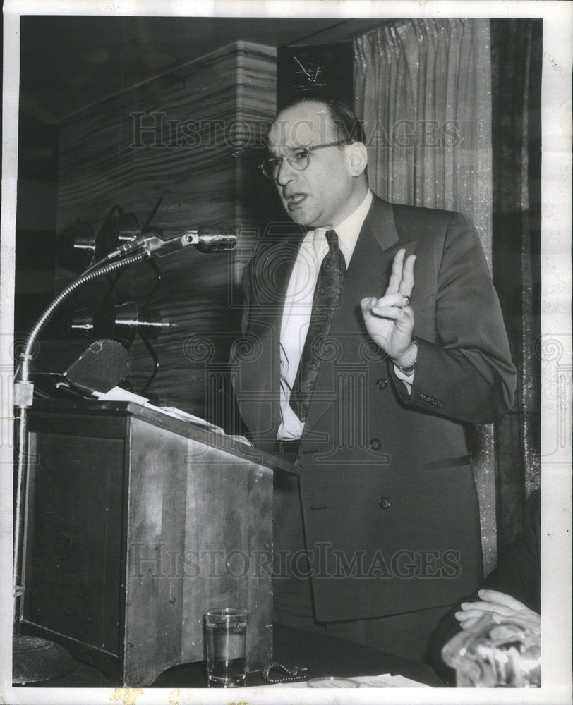 1954 Stanley Ruttenberg National CIO director of research and Educat - Historic Images