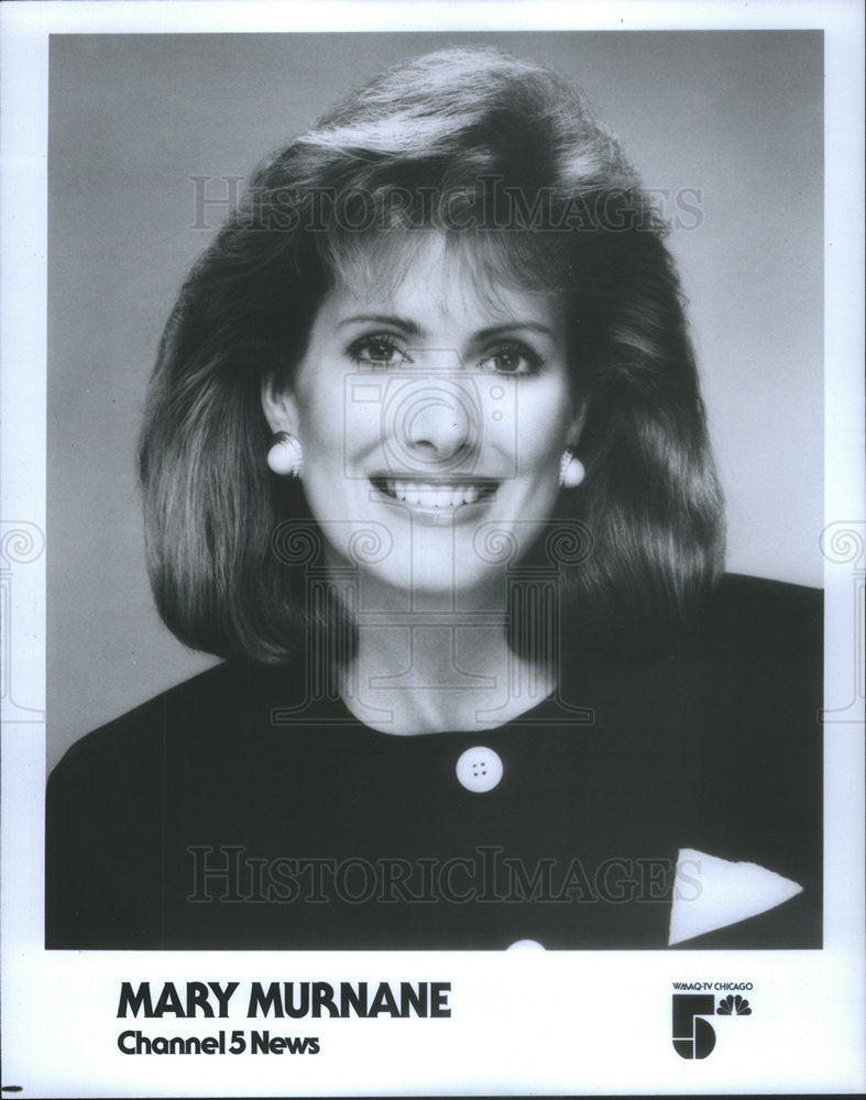1988 Press Photo Channel 5 News Weekend Anchorwoman Murnane Portrait - Historic Images