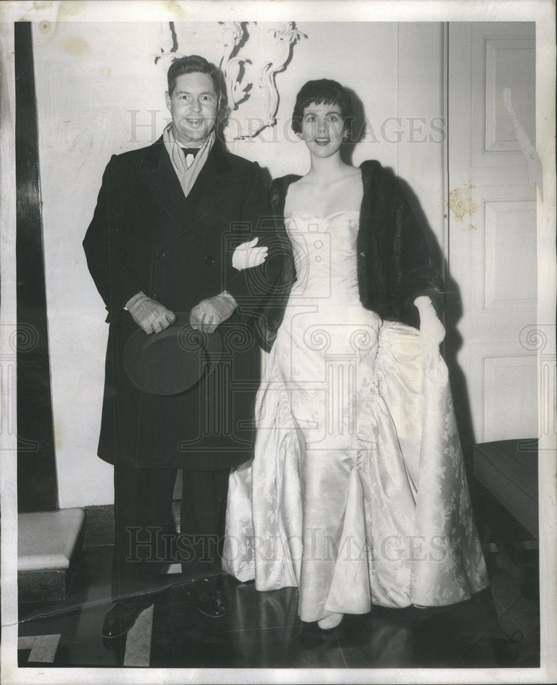 1955 Alfred Beacon And Patricia McComes Bachelors &amp; Benedicts Ball - Historic Images