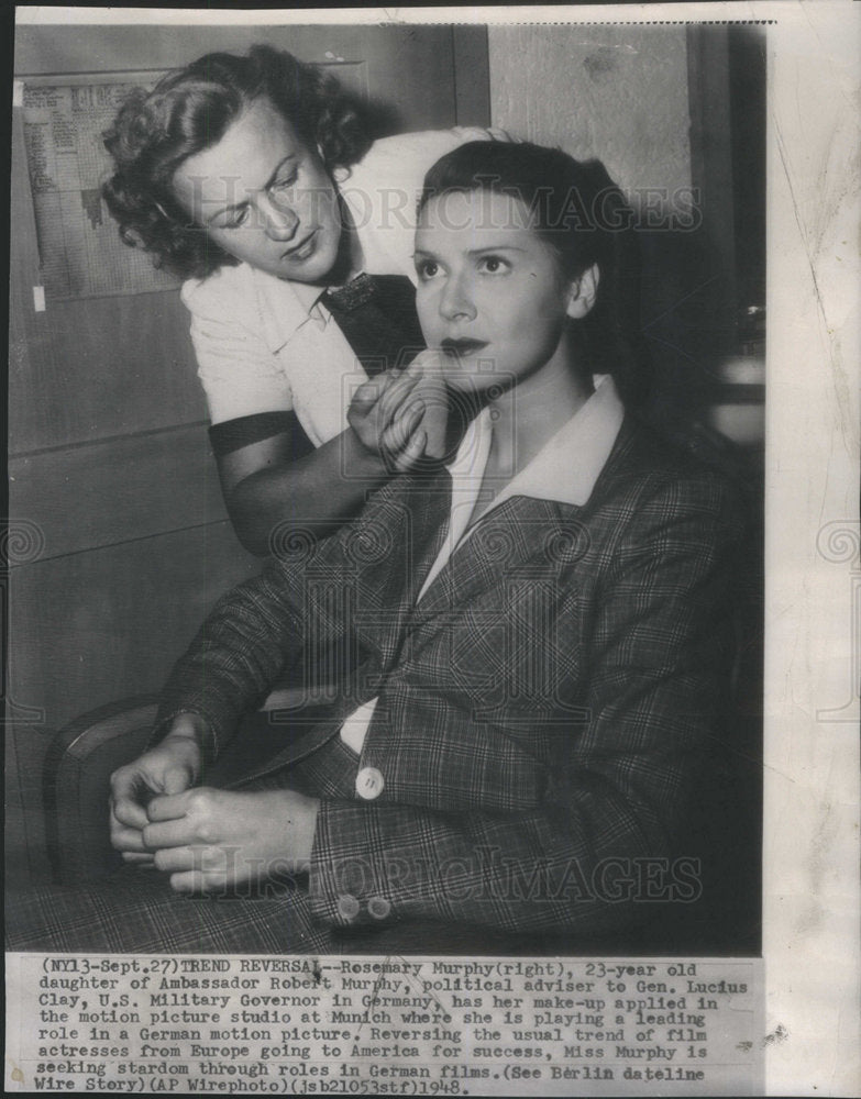 1948 Rosemary Murphy daughter of Ambassador Robert Murphy before app - Historic Images