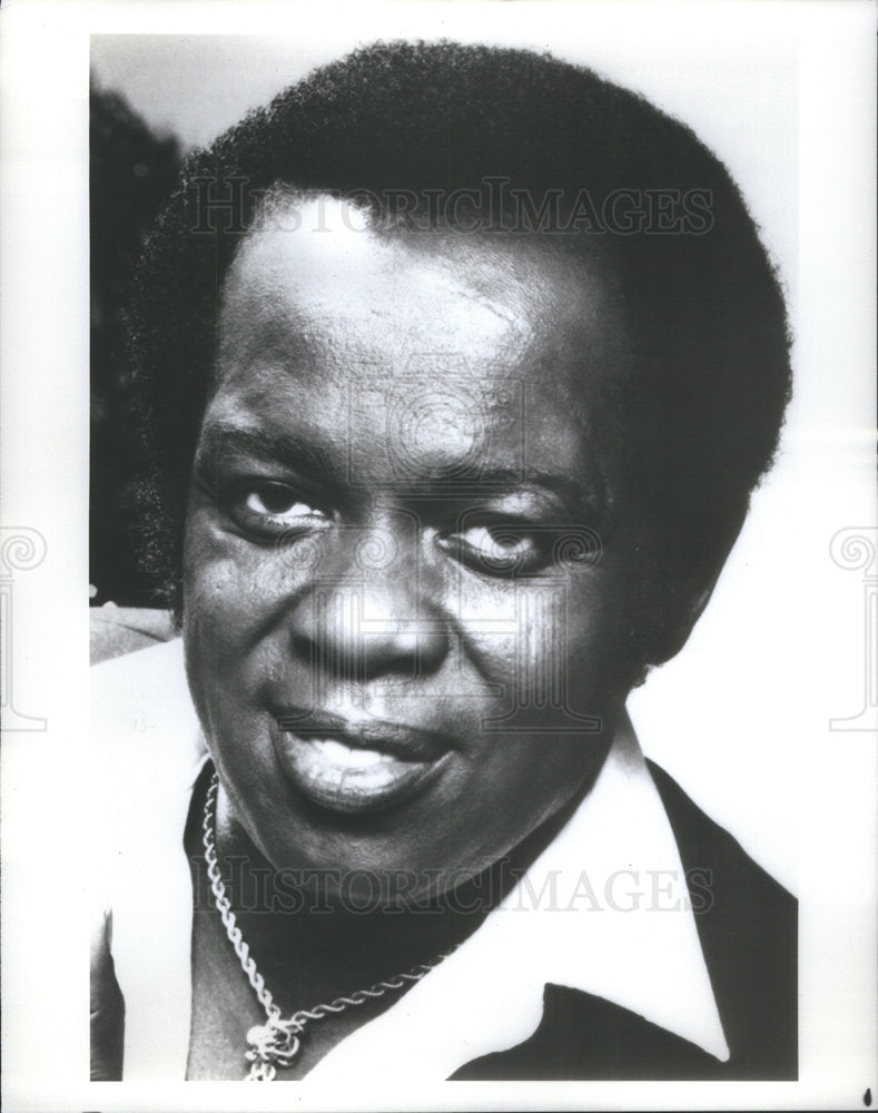 1985 Press Photo American jazz and soul musician Lou Rawls - Historic Images