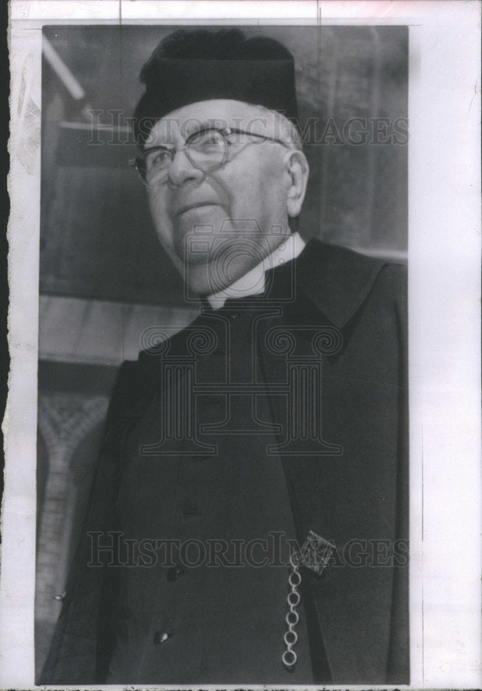 1963 Press Photo Reverend Doctor Randolph Ray &quot;Little Church Around The Corner&quot; - Historic Images