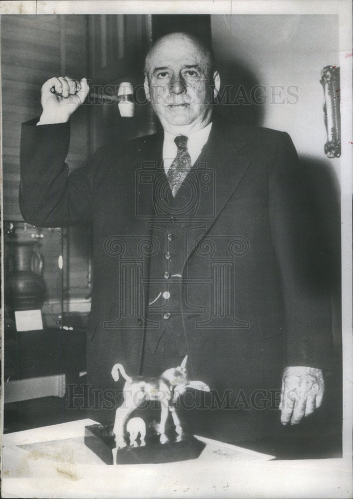 1952 Press Photo Speaker House Sam Rayburn Democratic National Convention - Historic Images