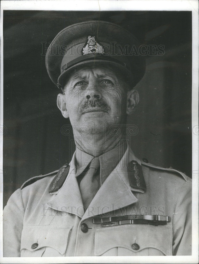 1942 Press Photo Major General Sir Iven Giffard McKay Australia's Home Forces - Historic Images