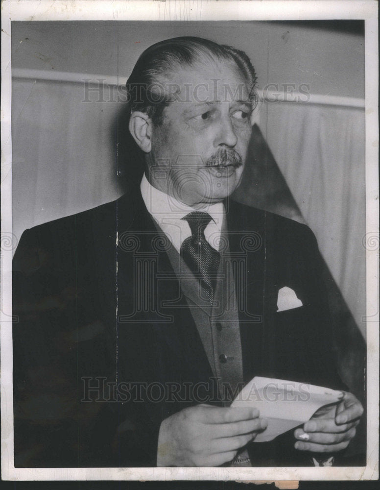 1954 Maurice Harold Macmillan, Britain's Minister Of Housing - Historic Images
