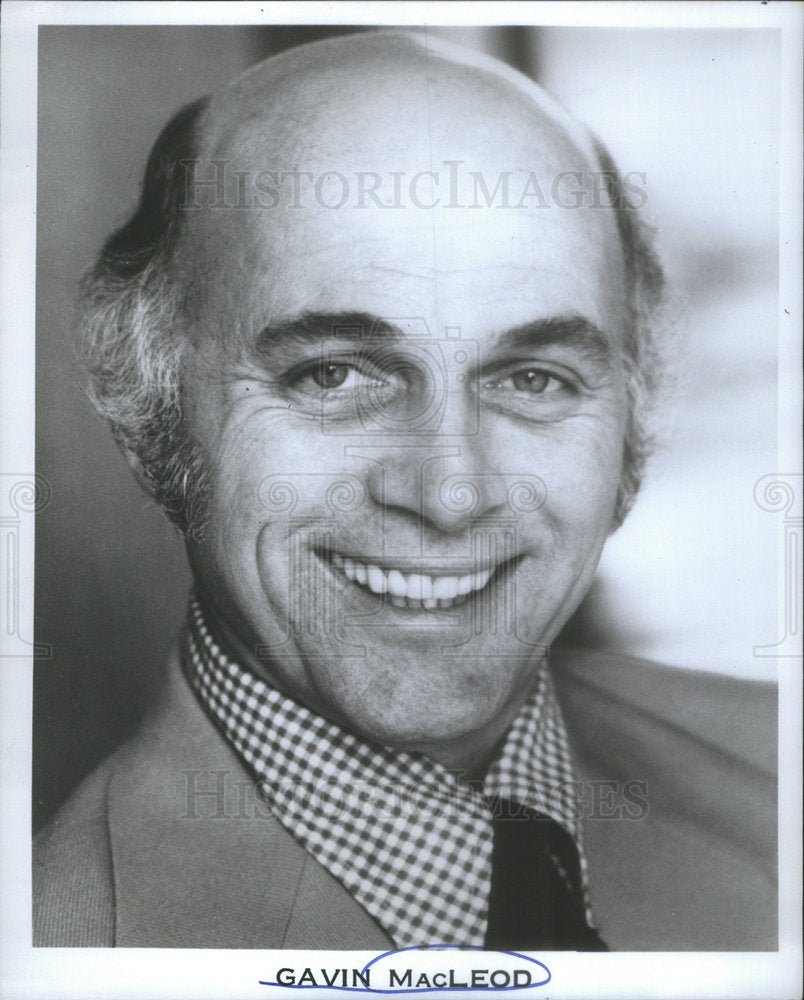 1976 Press Photo Actor Gavin MacLeod Plays Murray On "Mary Tyler Moore Show" - Historic Images