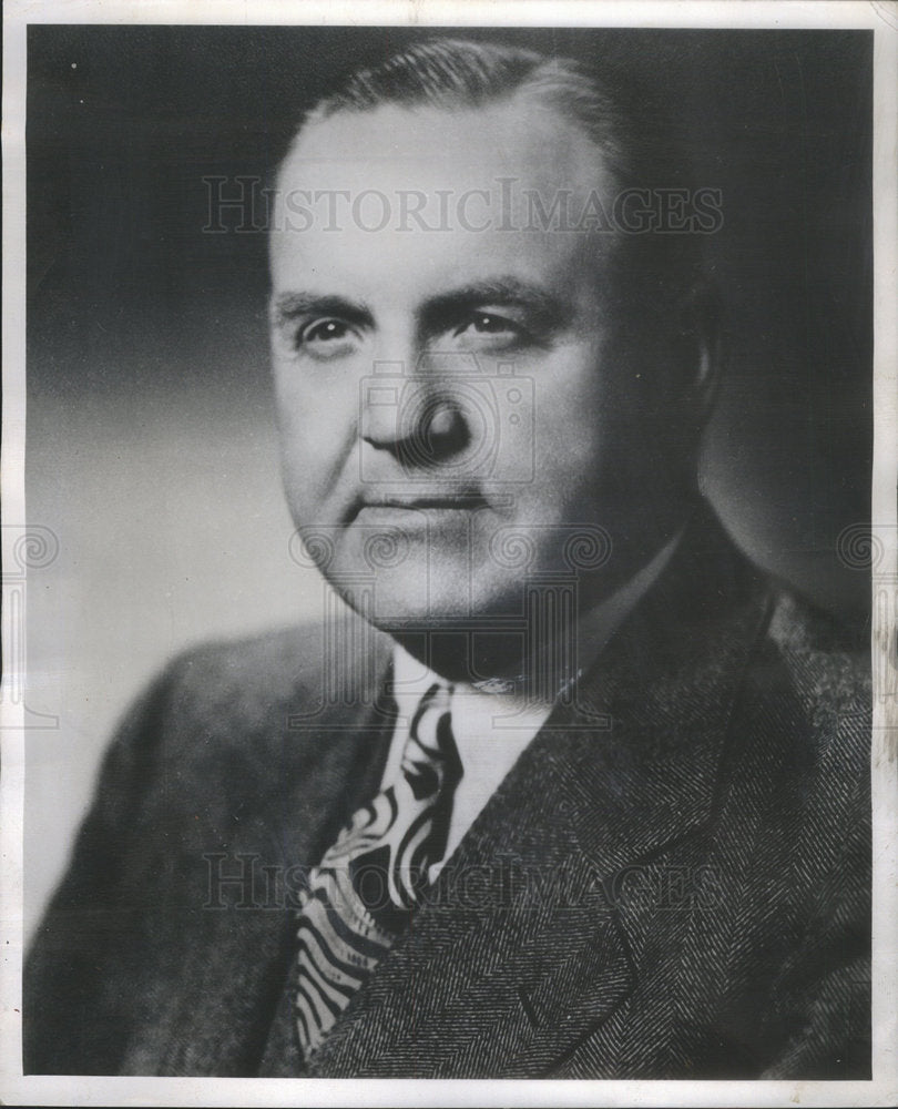 1953 K.F. MacLellan President Of United Biscuit Company Of America - Historic Images