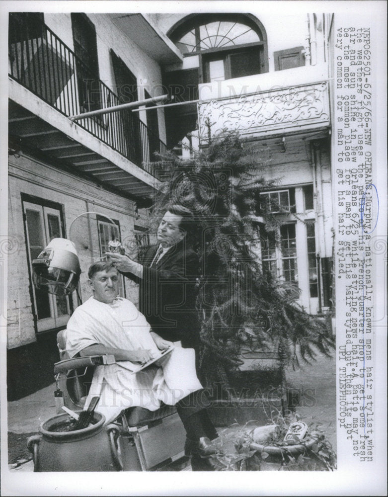 1966 Press Photo Murphy, nationally known mens hair stylist. - RSC95603 - Historic Images