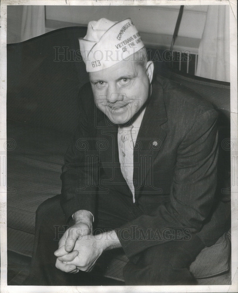 1955 Press Photo Timothy J. Murphy, Commander-Chief Veterans of Foreign Wars - Historic Images