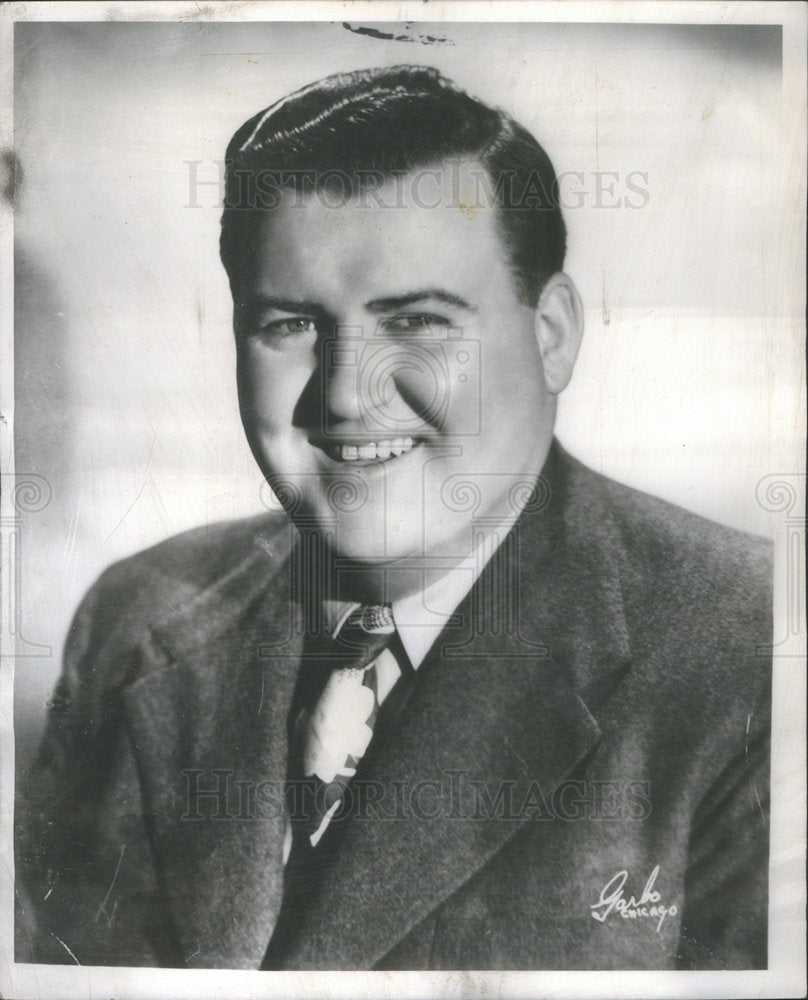 1953 Press Photo Bob Murphy American Radio &amp; Television Show Host - Historic Images