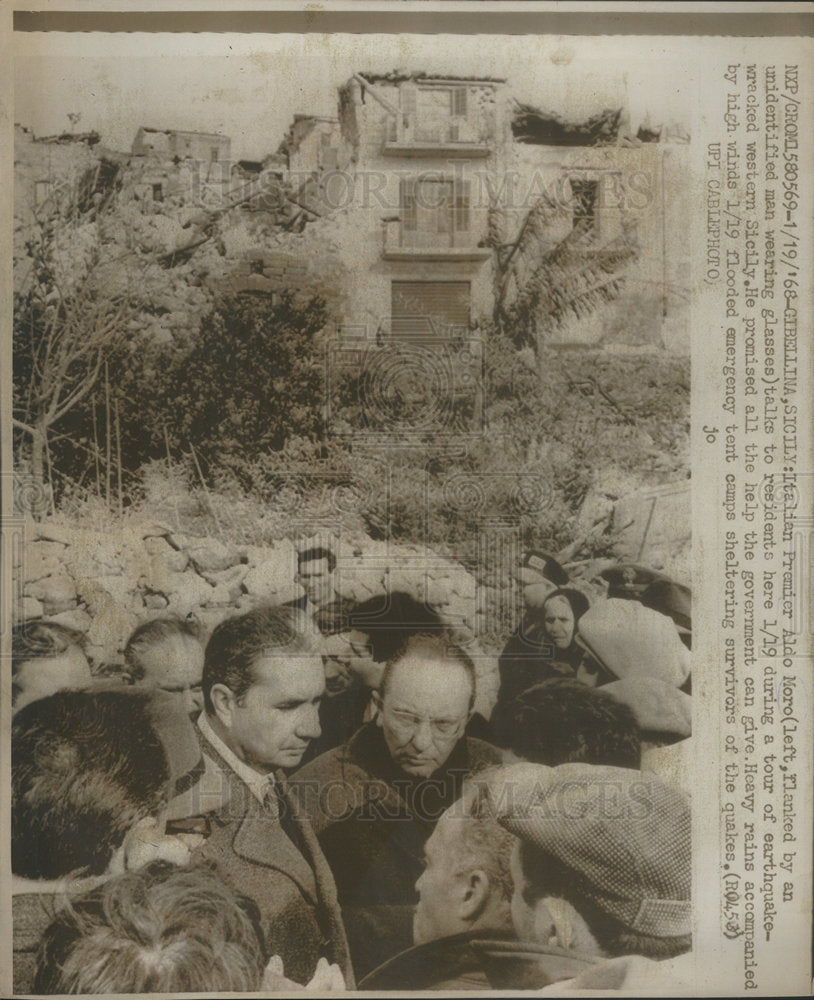 1968 Italian Premier Aldo Moro - Historic Images