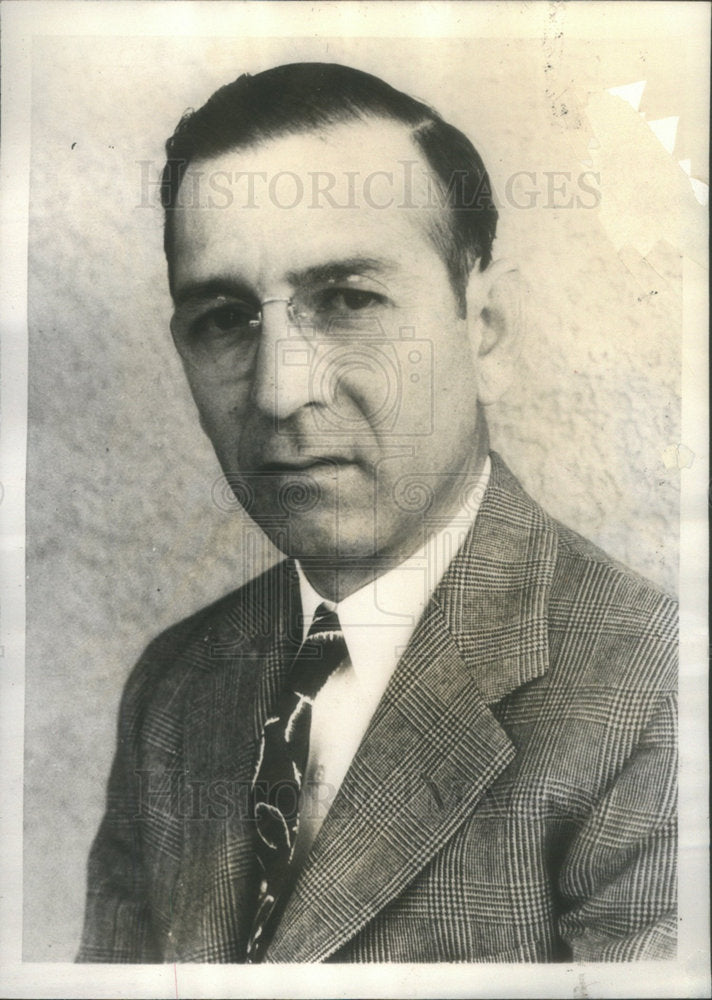 1935 Press Photo Alejandro V. Martinez Mexican Diplomat - Historic Images