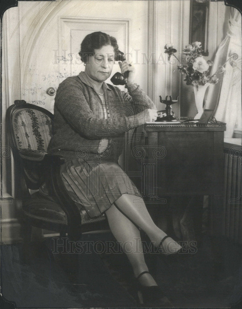 1928 Press Photo J.B. Long Wife - Historic Images