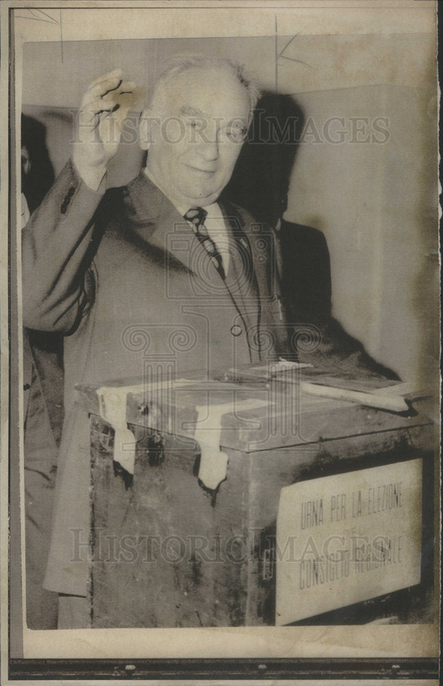 1970 Luigi Longo Italian Communist Leader Politician - Historic Images