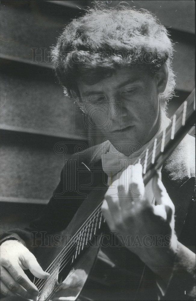 1974 Guitarist Michael Lorimer performs in recital at Orchestra Hall - Historic Images