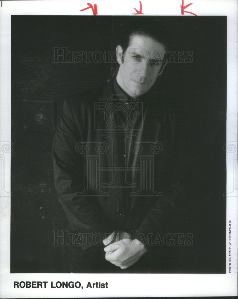 1990 Press Photo Robert Longo/Contemporary Artist/Painter - Historic Images