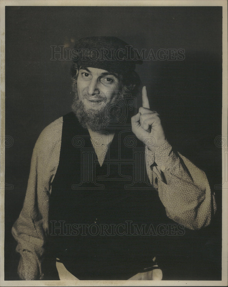 1971 Lee Pelty Tevye Fiddler Roof - Historic Images