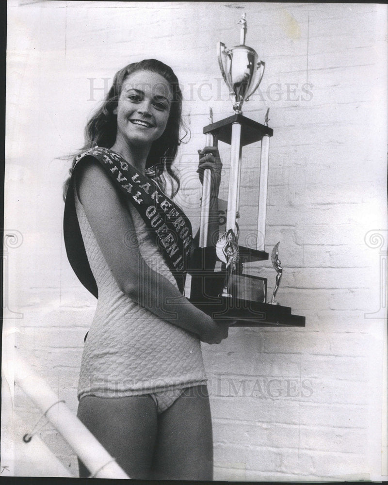 1970 Miss Anita Joy Pedersen Queen of Chicago's Festival - Historic Images