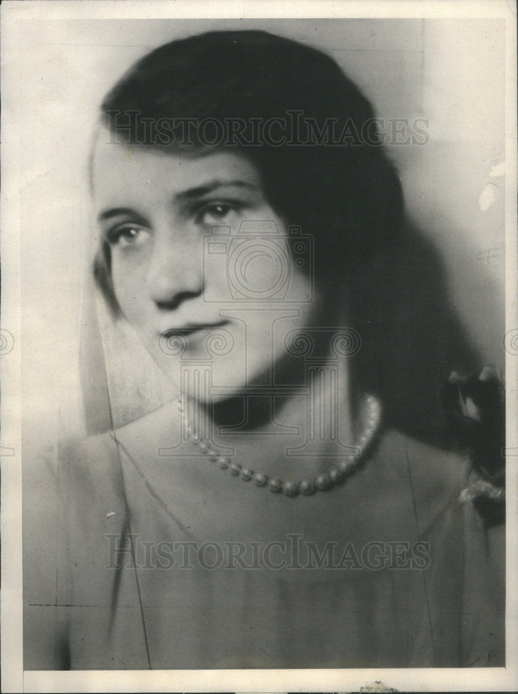 1928 Press Photo Chicago North Shore Socialite Foster Wedding Announcement - Historic Images