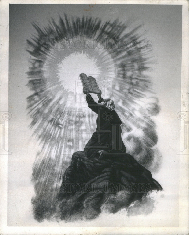 1961 Moses Bible  - Historic Images