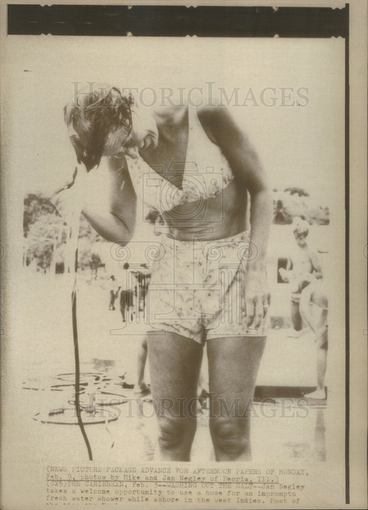 Press Photo Jan Negley West Indies - Historic Images