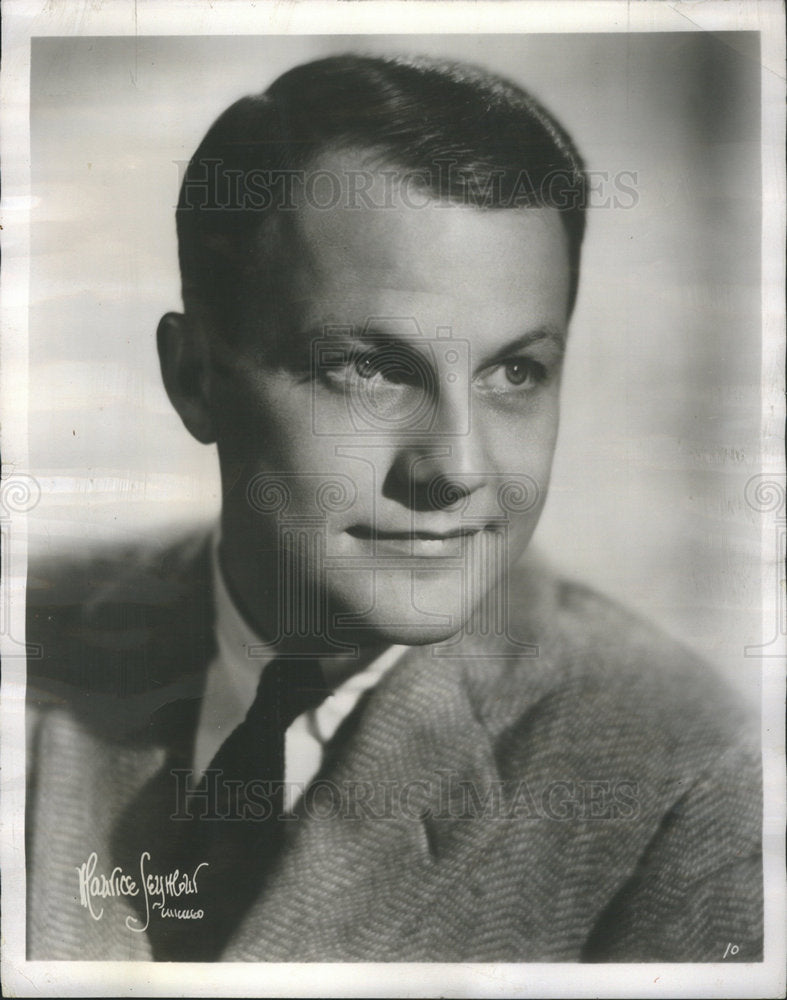 1955 Press Photo Franklin Tillstrom Puppeteer and Creator of Kukla. - Historic Images