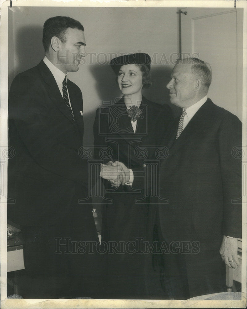 1936 Press Photo National Bakery Executive Hamilton Fish Sue Williams - Historic Images